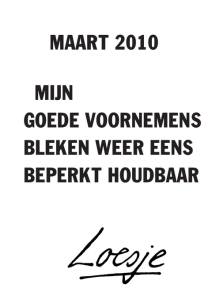 goede voornemens- met inzicht door ervaring maak je ze duurzaam