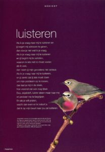 luisteren- inzicht door ervaring